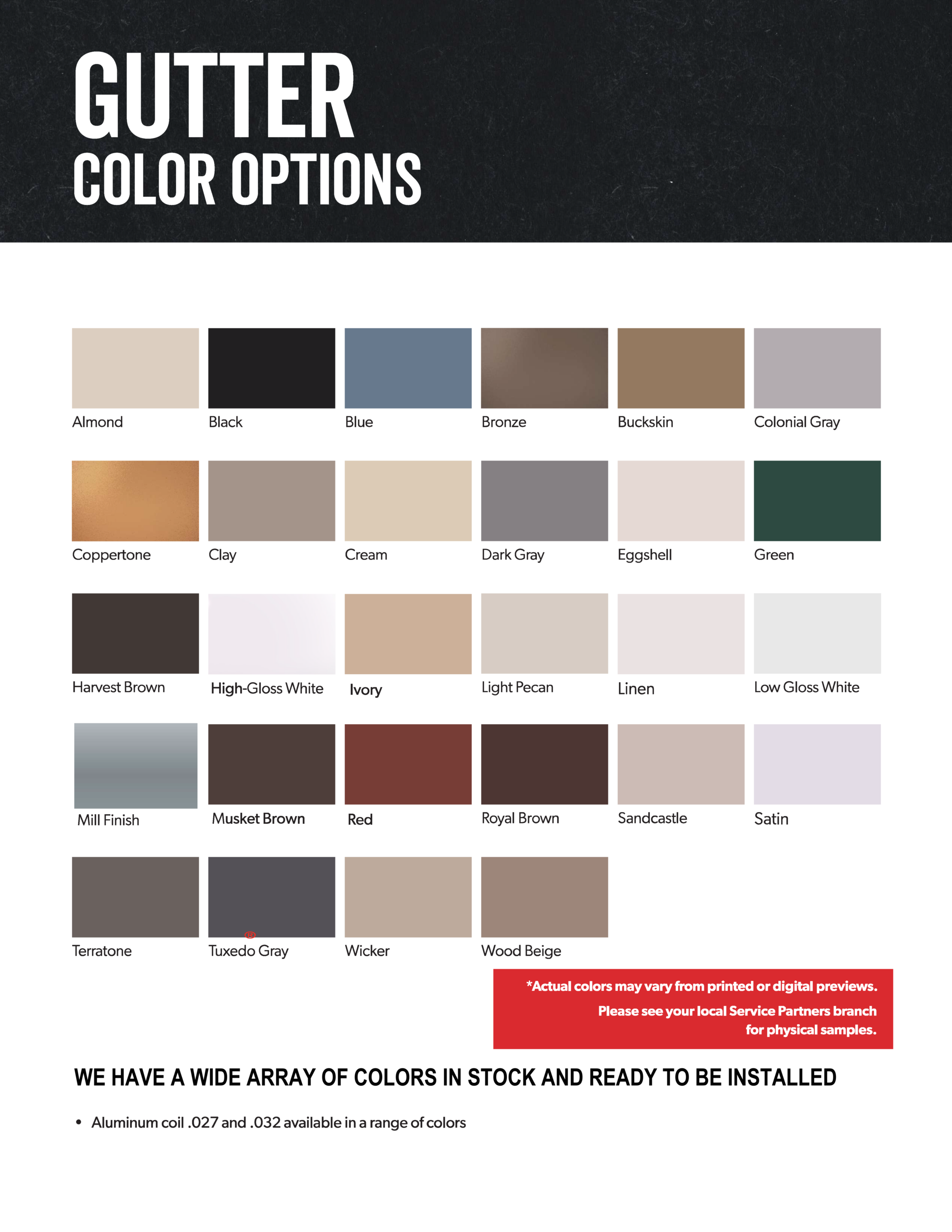 Gutter Color and Material Options - Boise Gutters | Gutter Repair ...